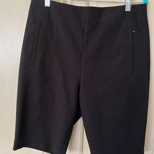 Tibi bike shorts in Anson stretch fabric, black, size 10, never worn, NWOT, $60